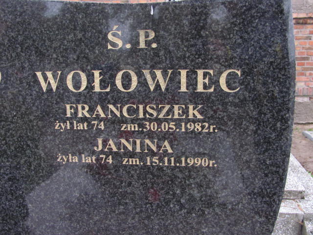 Franciszek Wołowiec Krajkowo - Grobonet - Wyszukiwarka osób pochowanych