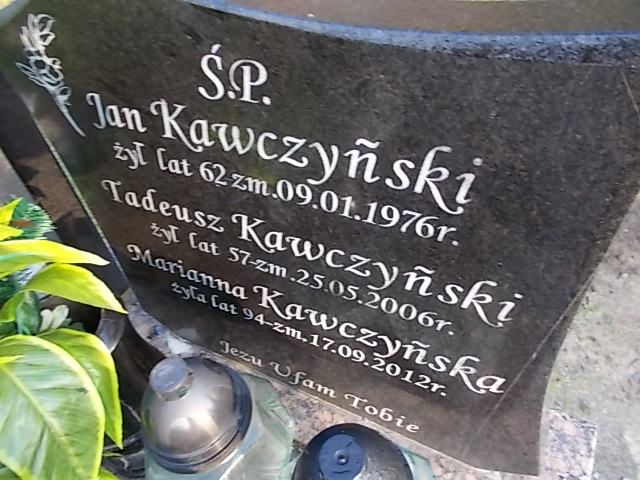 Jan Kawczyński 1914 Krajkowo - Grobonet - Wyszukiwarka osób pochowanych