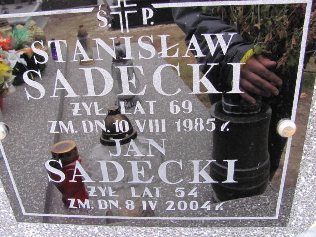 Jan Sadecki 1949 Krajkowo - Grobonet - Wyszukiwarka osób pochowanych