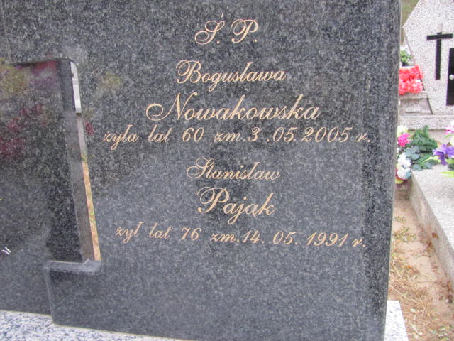 Bogusława Nowakowska Krajkowo - Grobonet - Wyszukiwarka osób pochowanych