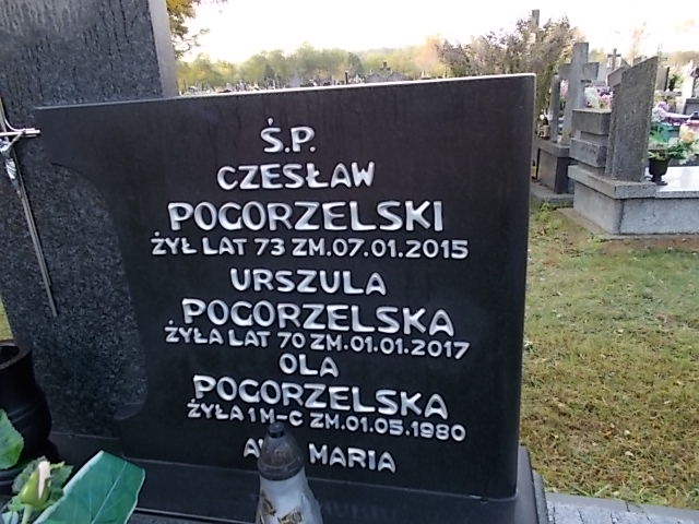 Urszula Magdalena Pogorzelska 1946 Krajkowo - Grobonet - Wyszukiwarka osób pochowanych