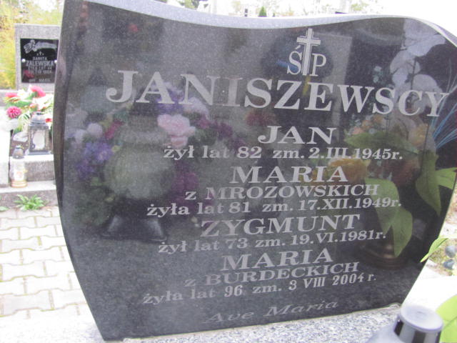 Zygmunt Janiszewski 1908 Krajkowo - Grobonet - Wyszukiwarka osób pochowanych