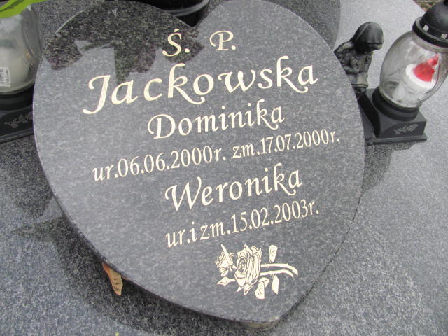 Dominika Jackowska 2000 Krajkowo - Grobonet - Wyszukiwarka osób pochowanych