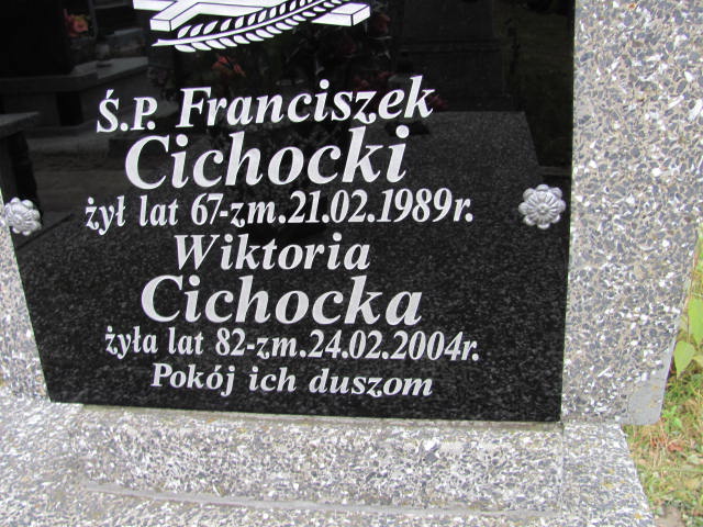 Wiktoria Cichocka Krajkowo - Grobonet - Wyszukiwarka osób pochowanych