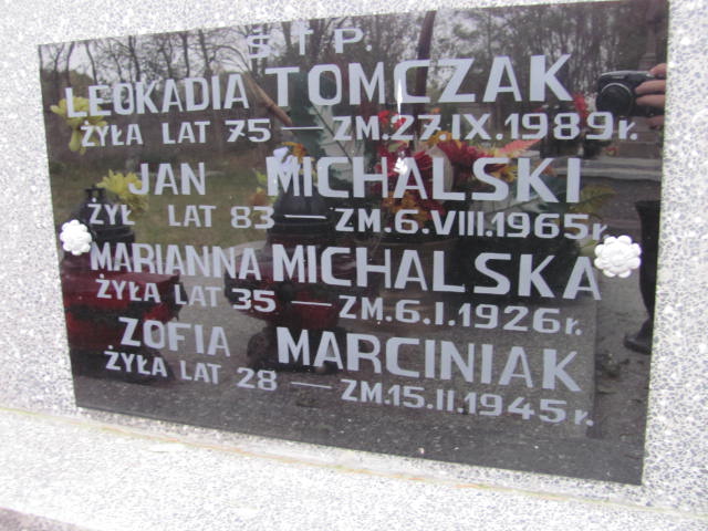 Zofia Marciniak Krajkowo - Grobonet - Wyszukiwarka osób pochowanych